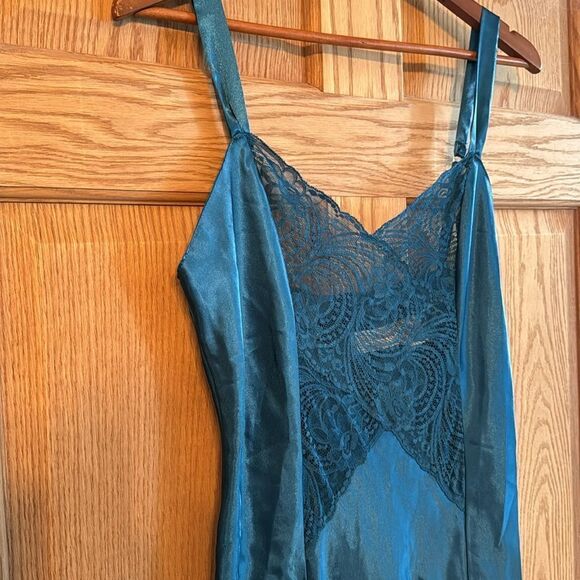 VICTORIA'S SECRET Vintage Gold Label Satin Long Gown - Picture 5 of 8